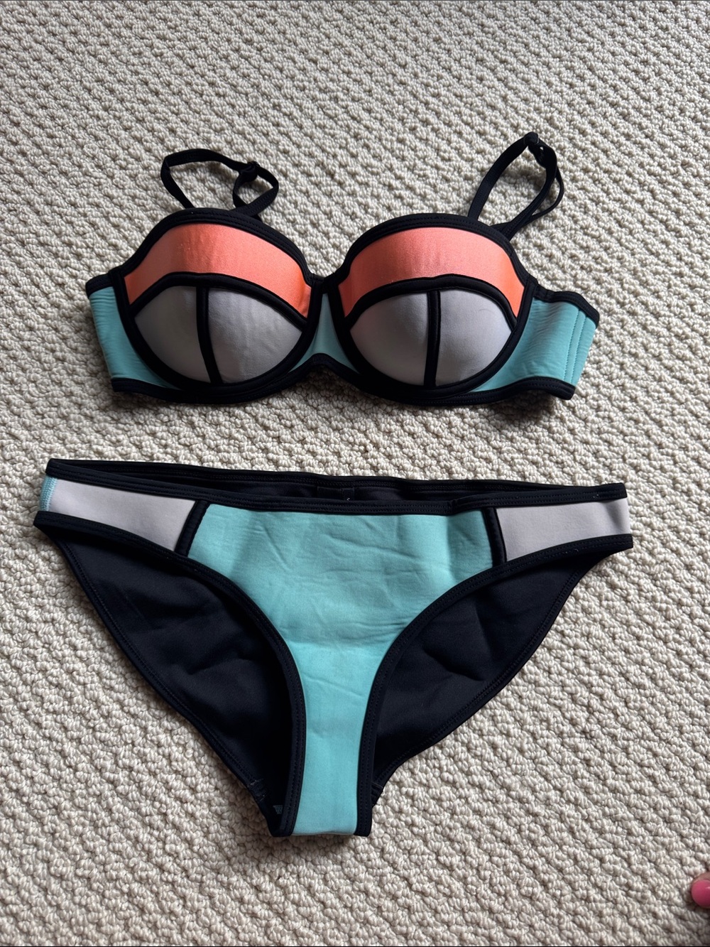 TRIANGL Neoprene Balconette Bikini Set
